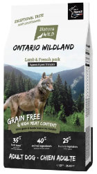 Ontario Wildland корм для привередливых собак с ягненком и французской свининой, 1 кг