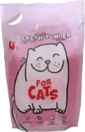 Наполнитель FOR CATS силикагелевый Fresh Powder, 4 л.
